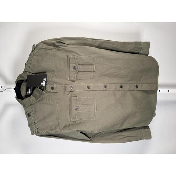 The Kooples Khaki Officer Style Shirt Jacket Men’s Size Small NWT MRSP $395 - Picture 5 of 10